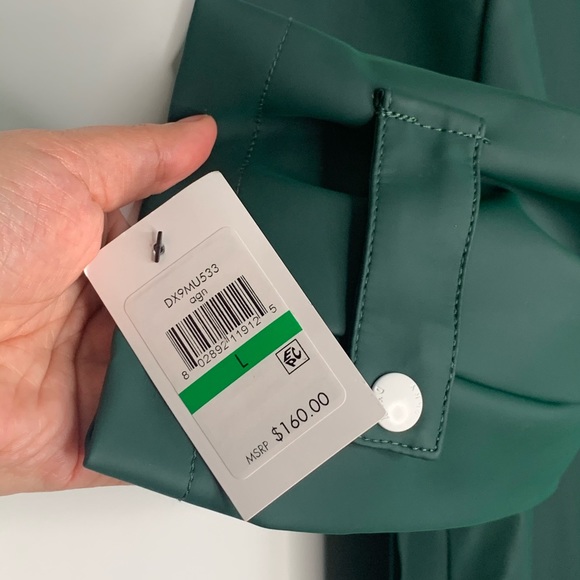 DKNY Waterproof trench coat 🧥 Green L - Picture 6 of 9